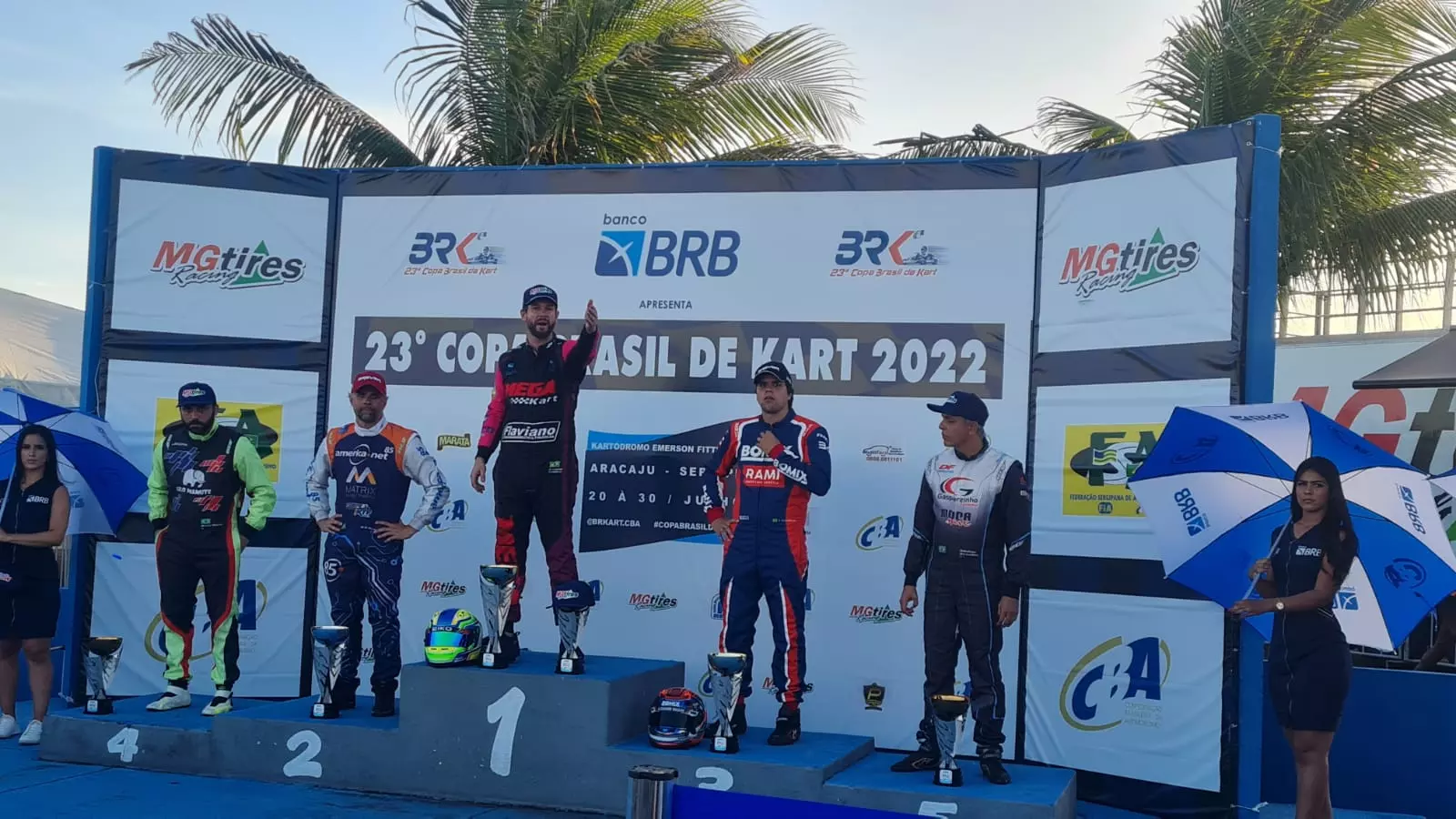 Mafrense Flaviano Ramos é bicampeão da Copa Brasil de Kart em Sergipe